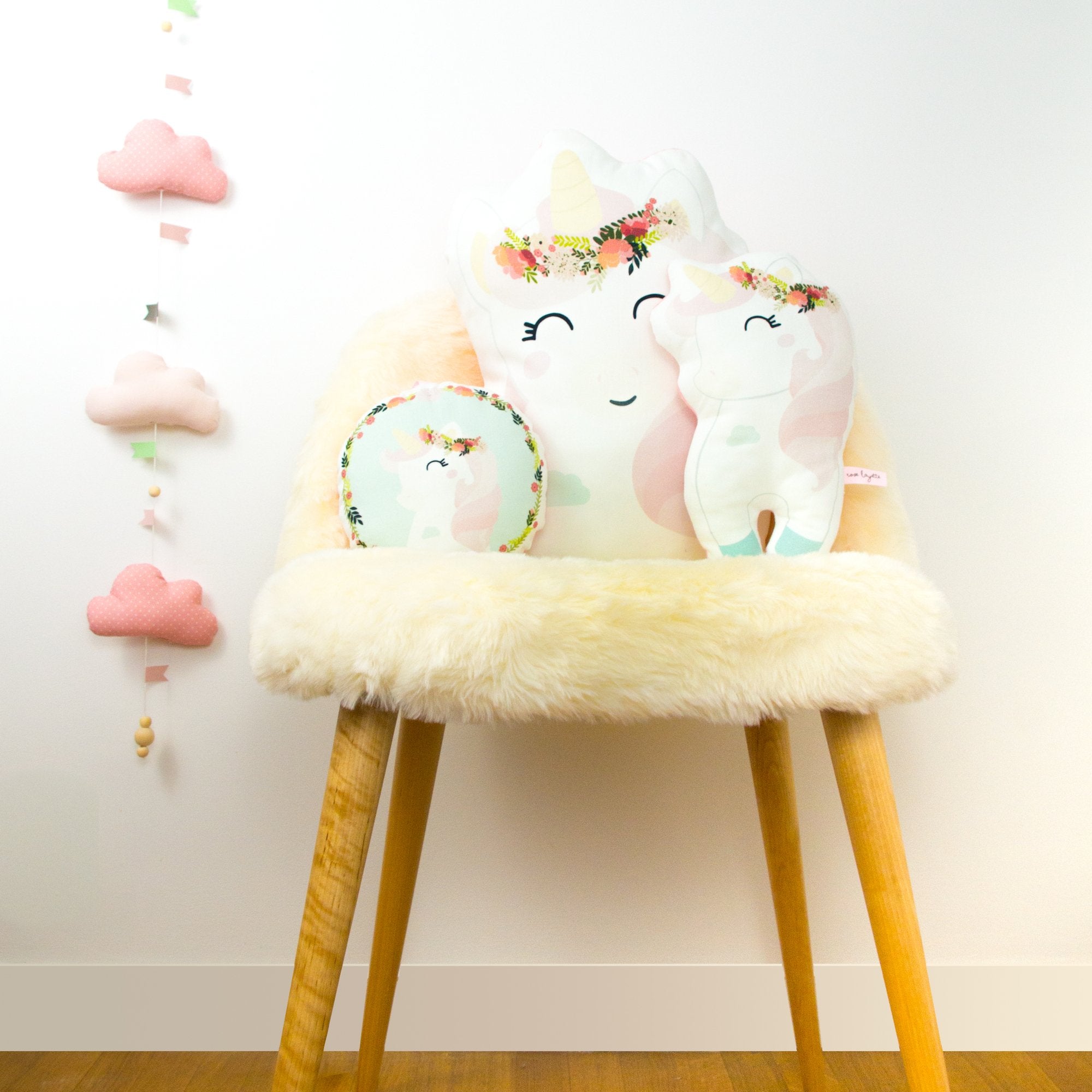 Gros Coussin - Lily la Licorne