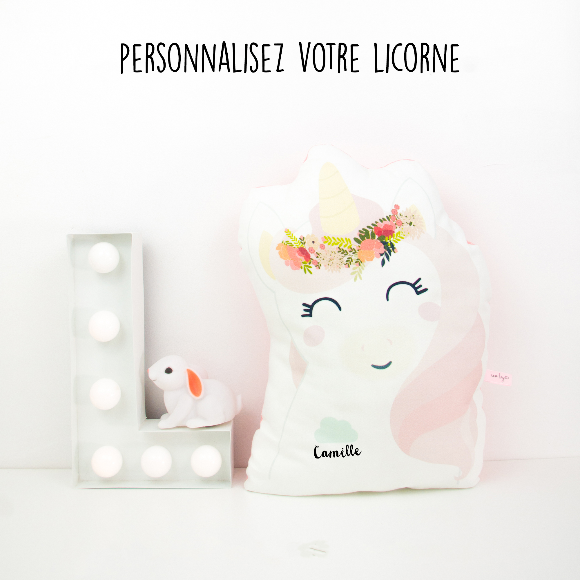 Gros Coussin - Lily la Licorne
