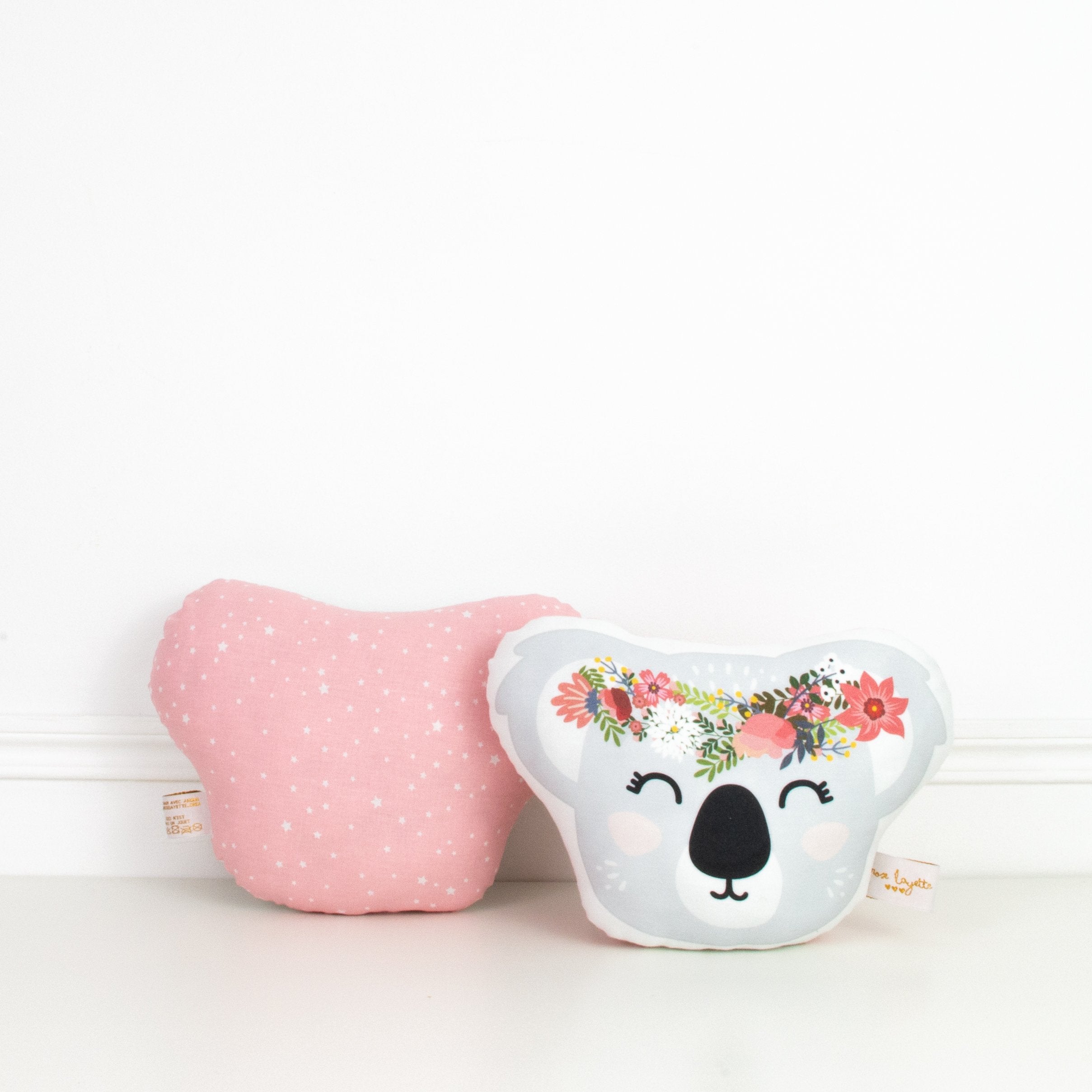 Petite tête de Lulu - Koala couronne de fleurs