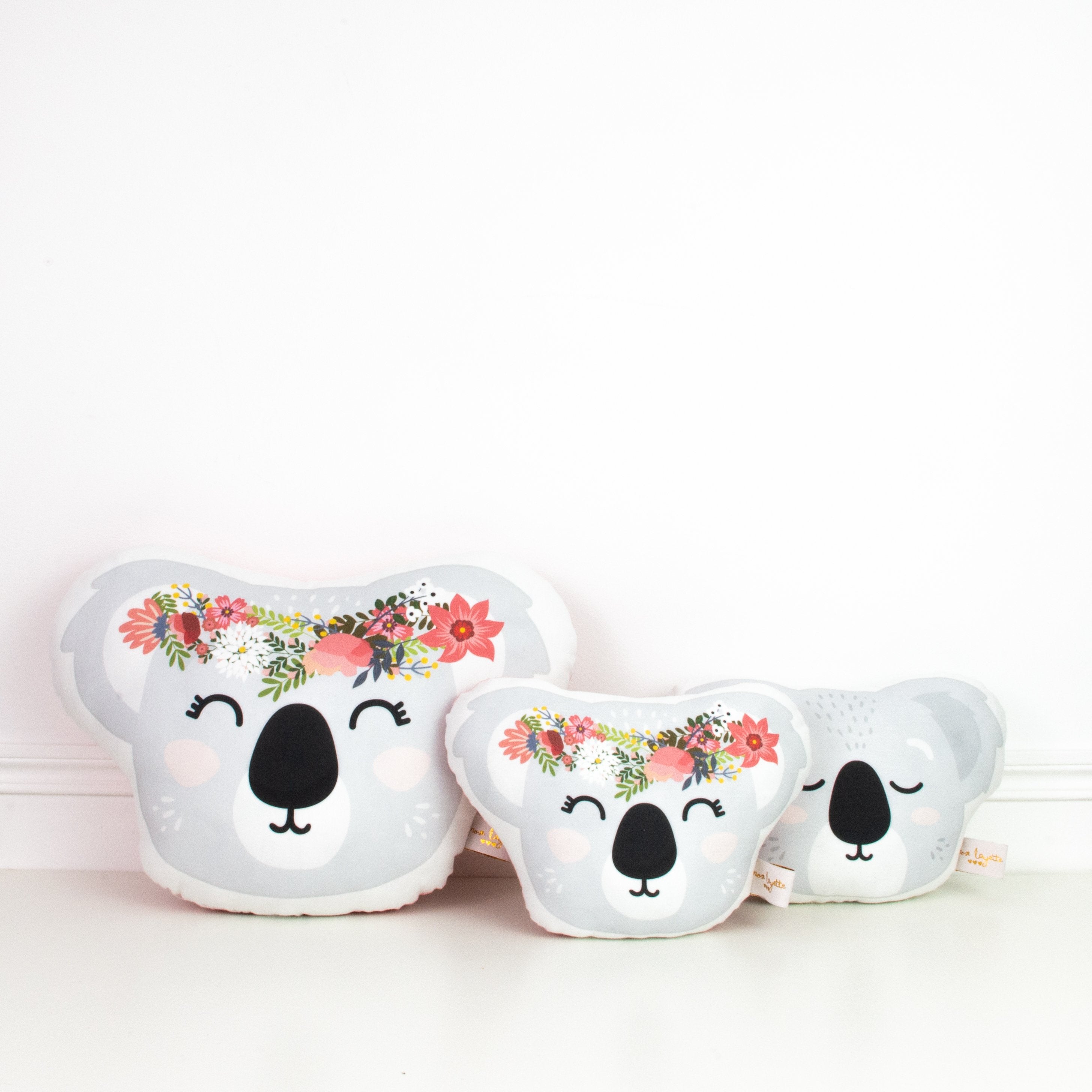 Petite tête de Lulu - Koala couronne de fleurs