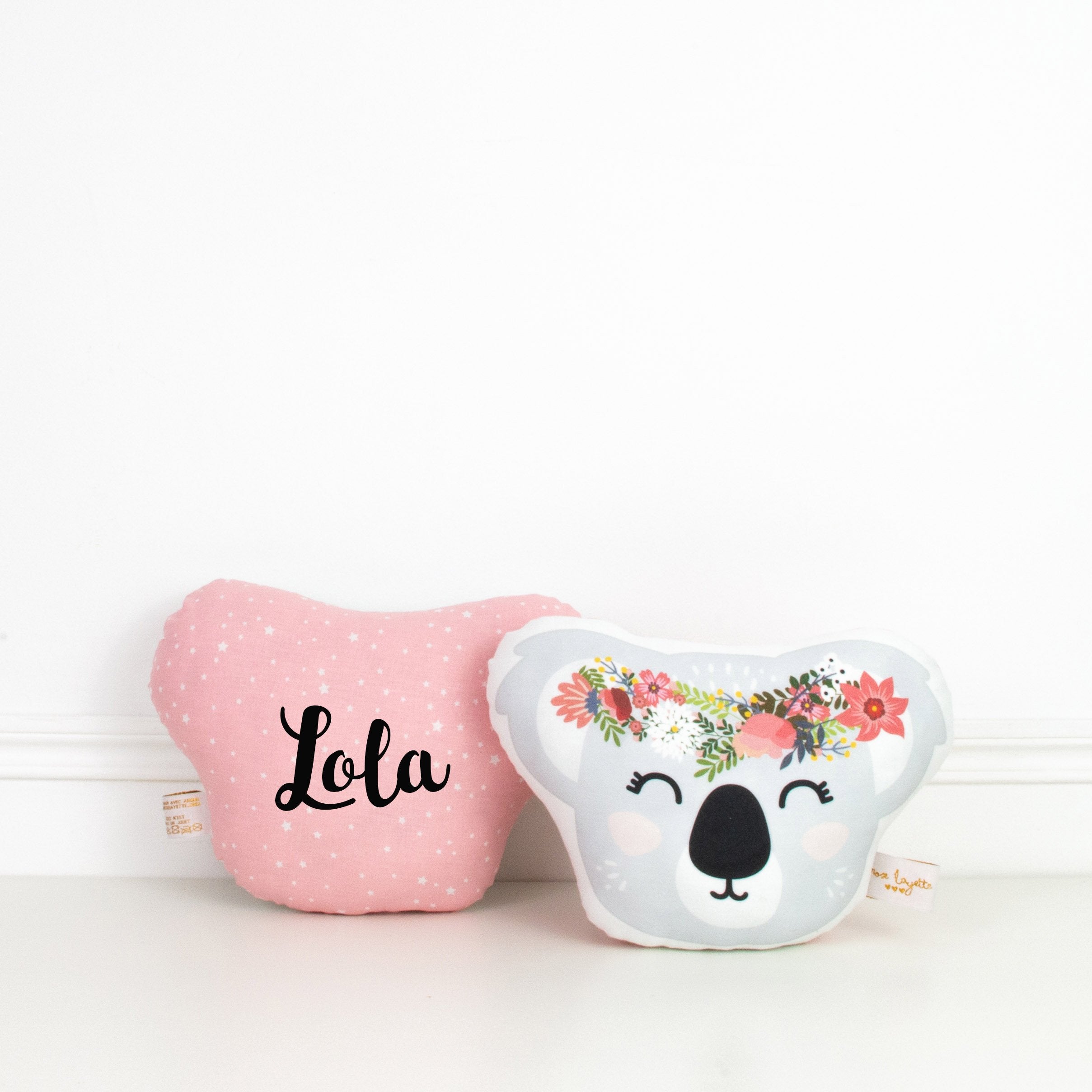 Petite tête de Lulu - Koala couronne de fleurs