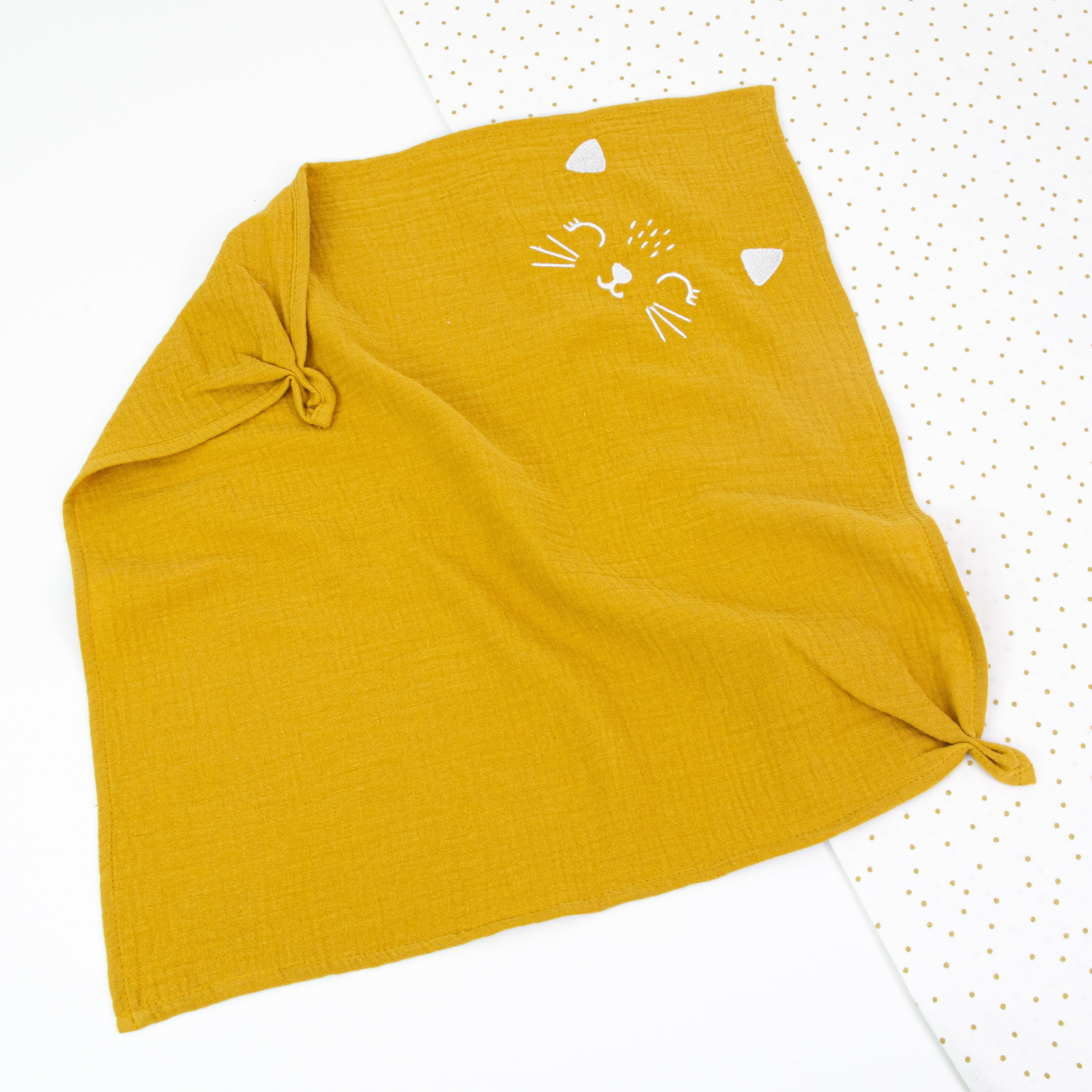 Pochette Cadeau : Doudou brodé et bracelet