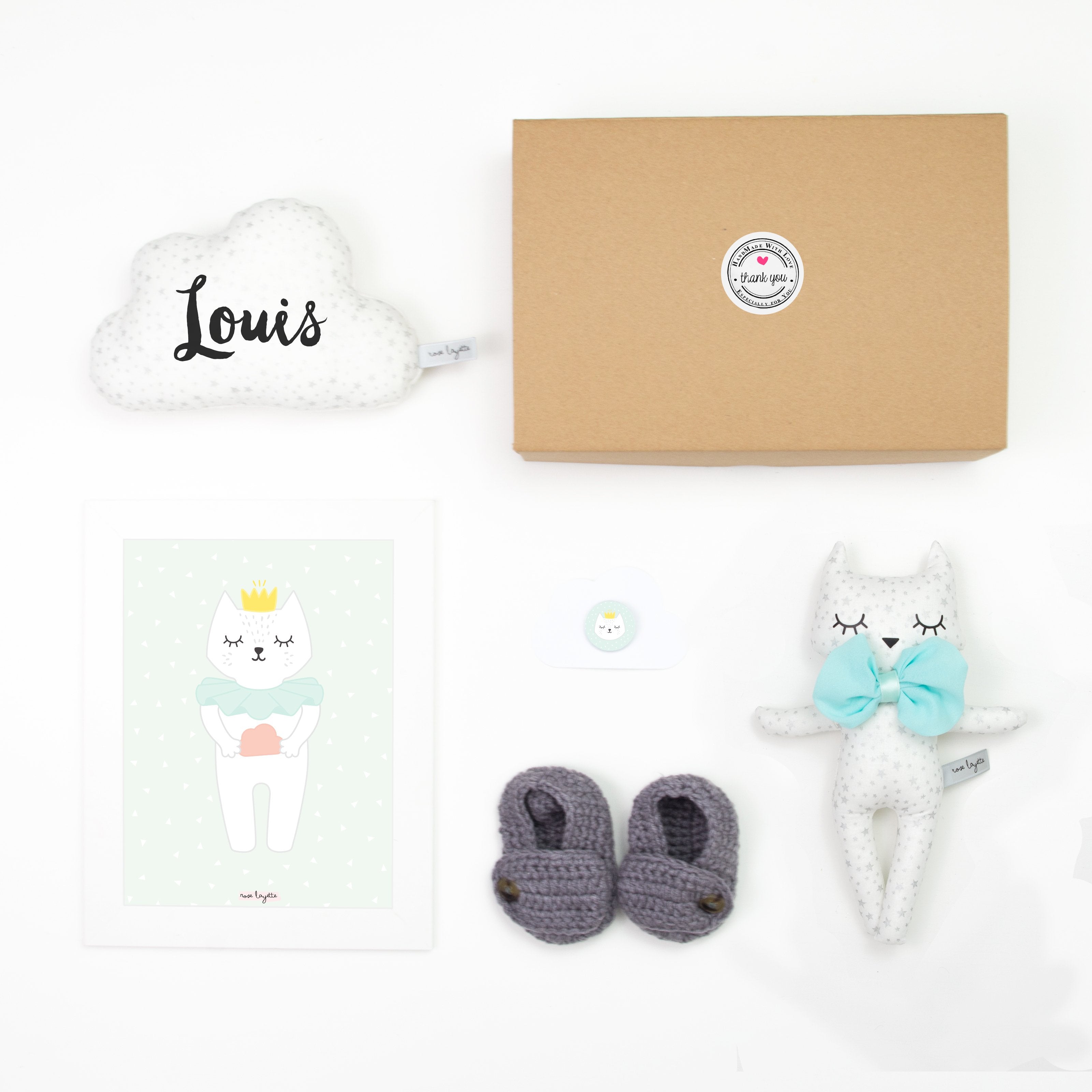 La Boîte à Bibi Chat - Blanc Argenté