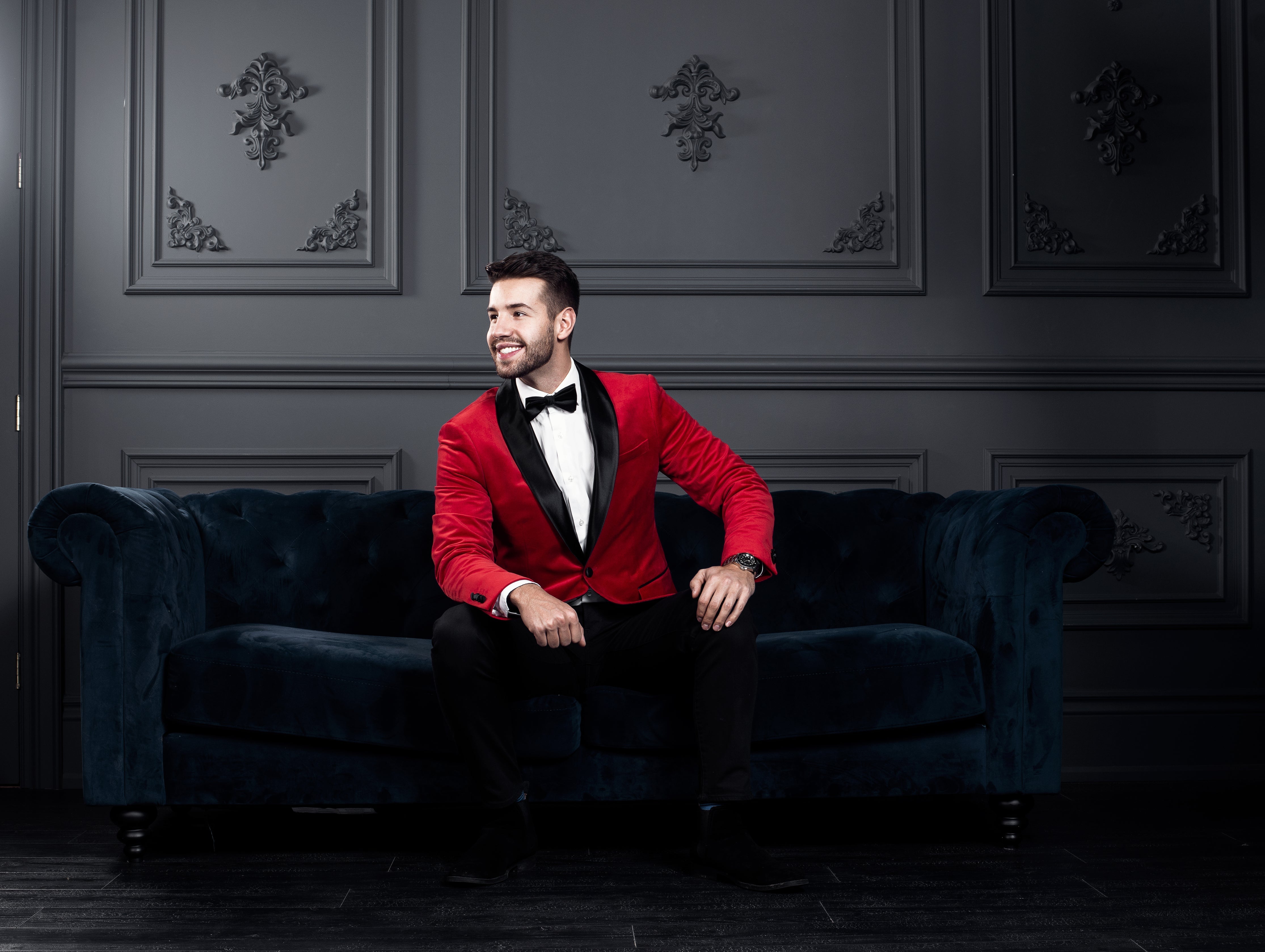 Bright Red Suit